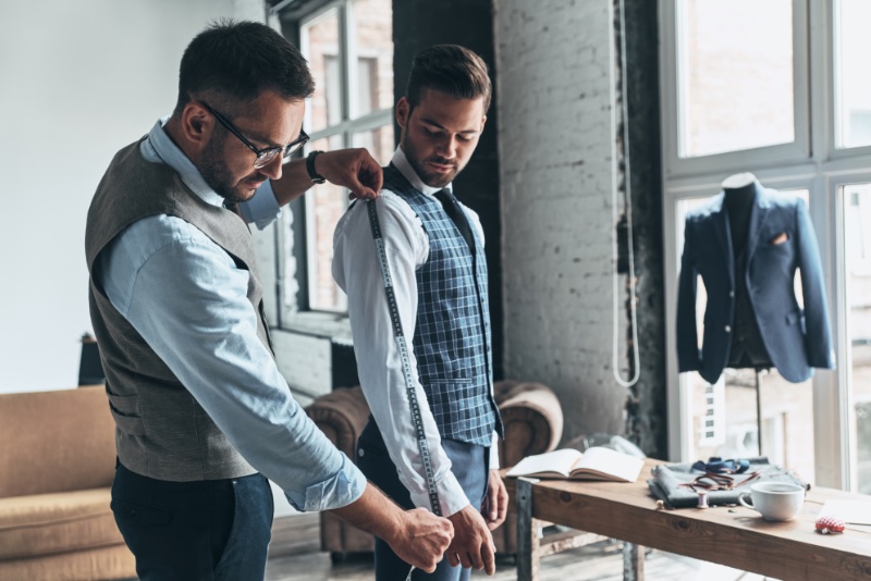 Man Tailor Fitting Man Tailor Fitting