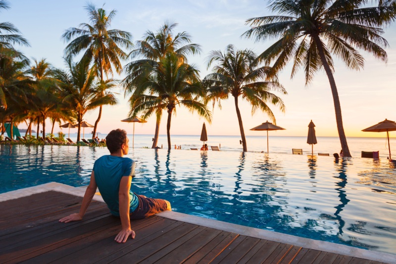 Man Vacation Pool