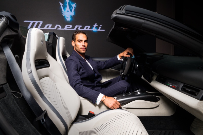 Jon Kortajarena Maserati Milan Store Opening 2022