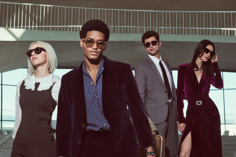 » Sean O'Pry & Kendall Griffin Channel '60s Style for Oliver Peoples Oliver Peoples Campaign Fall Winter 2022 001