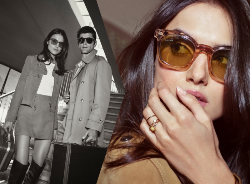 Sean O'Pry & Kendall Griffin Channel '60s Style for Oliver Peoples