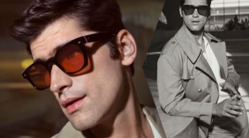 Oliver Peoples Campaign Fall 2022 Sean O'Pry Model Merceaux Sunglasses