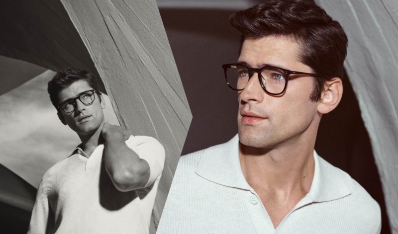 Oliver Peoples Campaign Fall 2022 Sean O'Pry Model Finley 1993