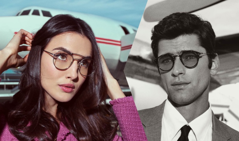 Sean O'Pry & Kendall Griffin Channel '60s Style for Oliver Peoples