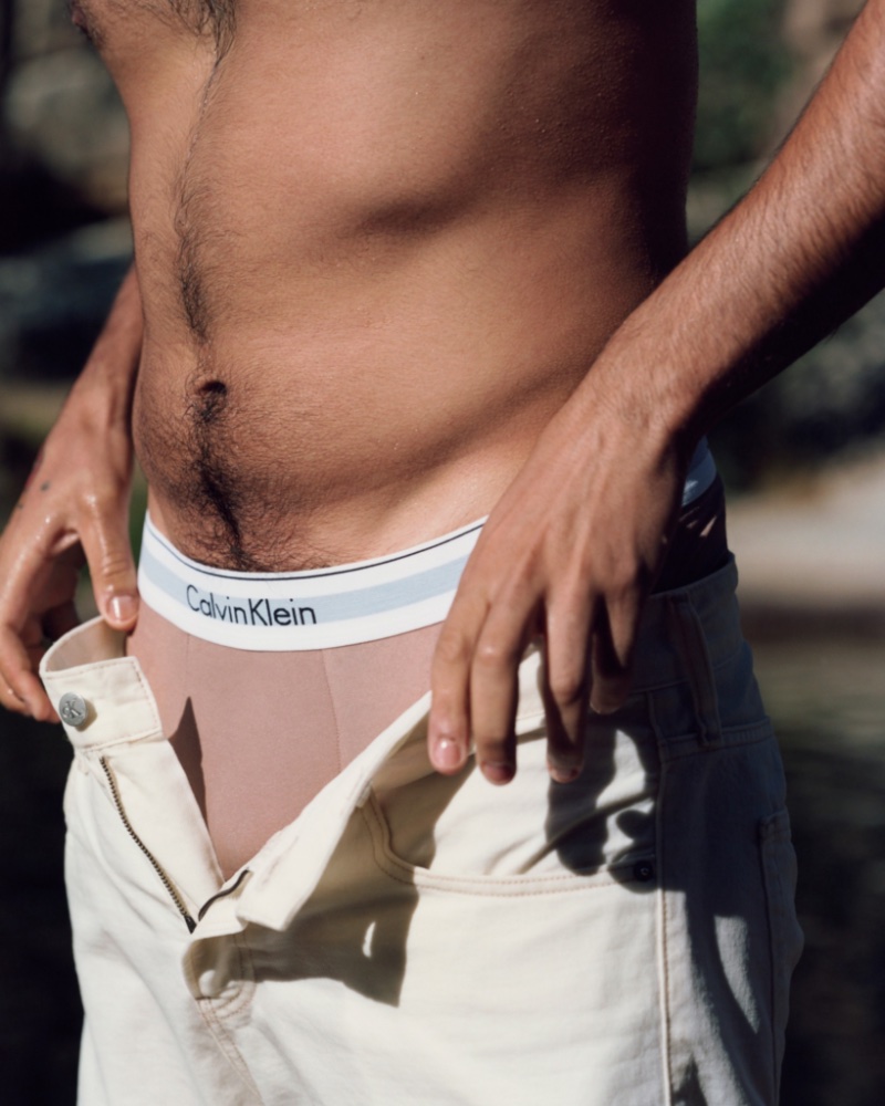 Omar Ayuso Calvin Klein Campaign 2022 Nude Natural Underwear