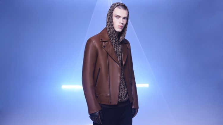 Rudsak Campaign Fall 2022 Markus Rettger Model Leather Jacket