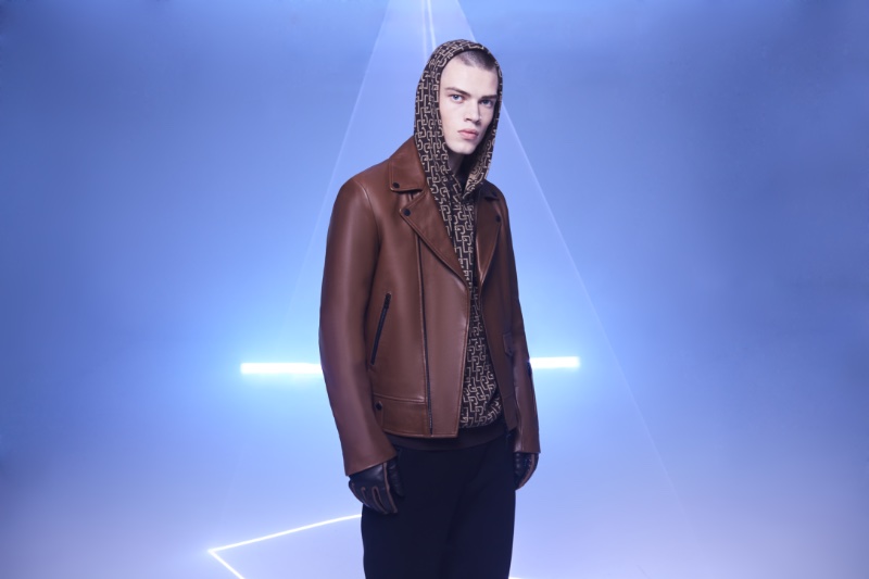 Rudsak Campaign Fall 2022 Markus Rettger Model Leather Jacket