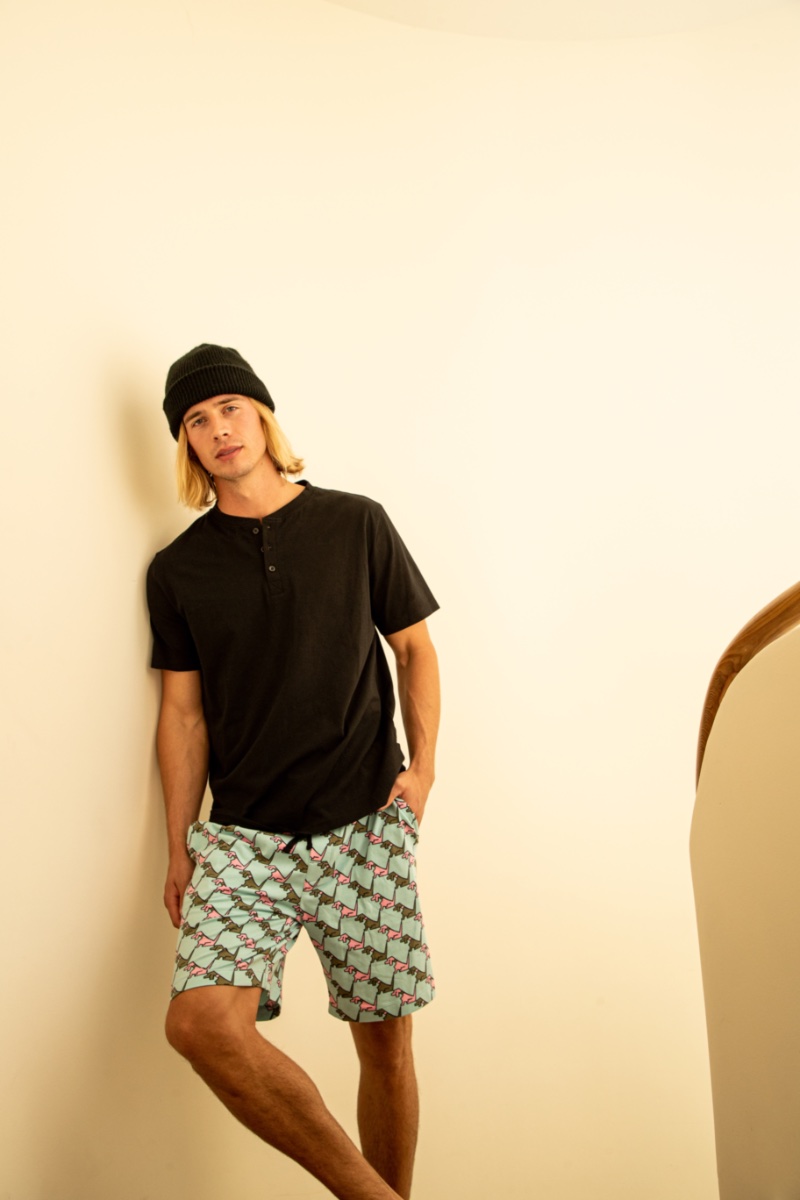 Mr Turk x BedHead Pajamas Henley Boxer Set Leif Erik Offerdahl » Mr Turk Delivers Colorful Sleepwear with BedHead Pajamas Mr Turk x BedHead Pajamas Henley Boxer Set Leif Erik Offerdahl