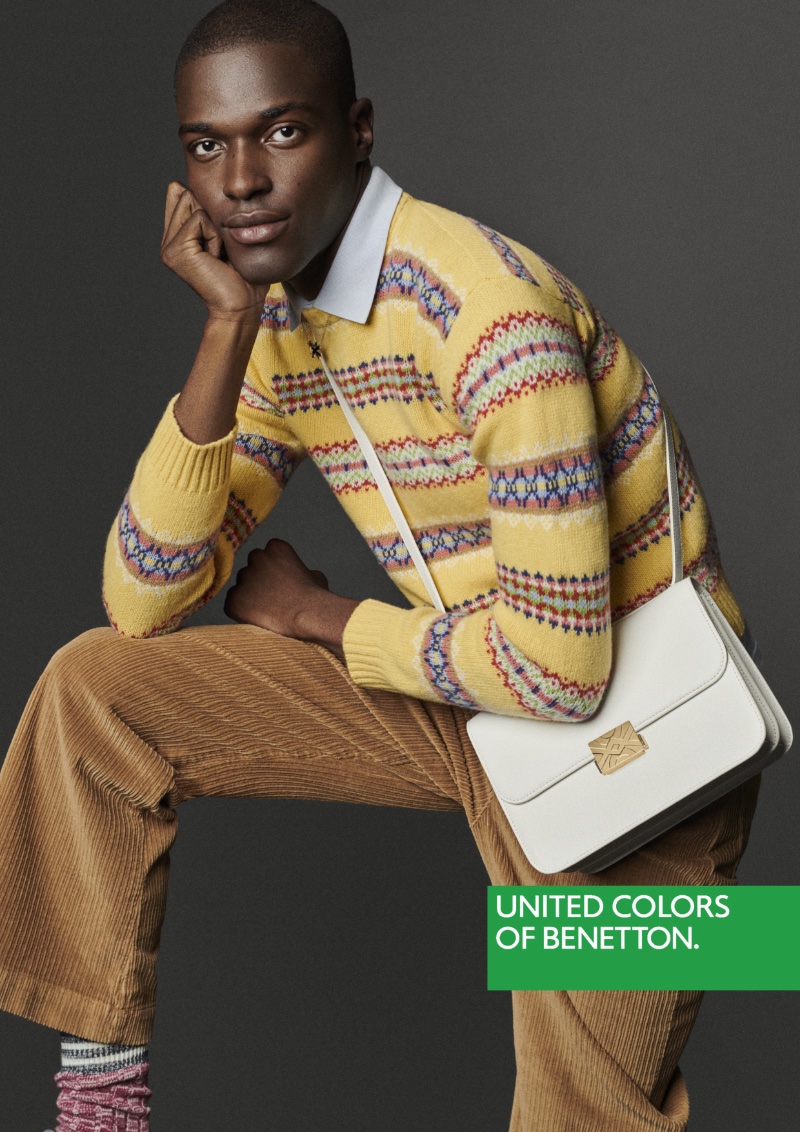 United Colors of Benetton Men Campaign Fall 2022 Terry F. Model