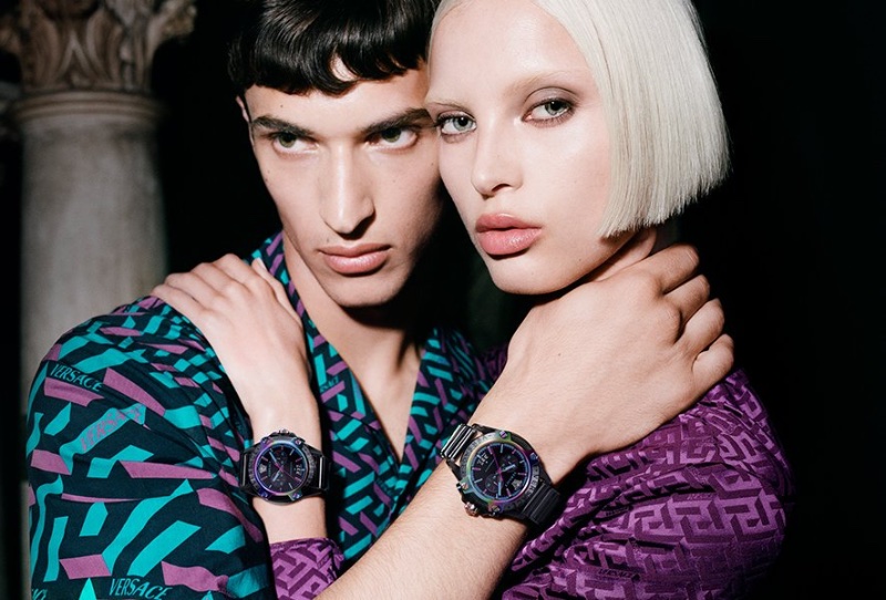 Versace Watches Campaign Fall 2022 Habib Masovic Lulu Wood Model