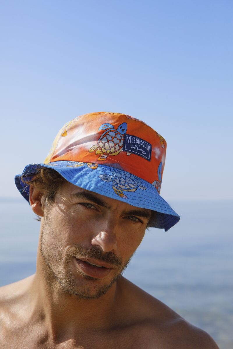 Vilebrequin x The Beach Boys Bucket Hat 2022 Jacey Elthalion Model