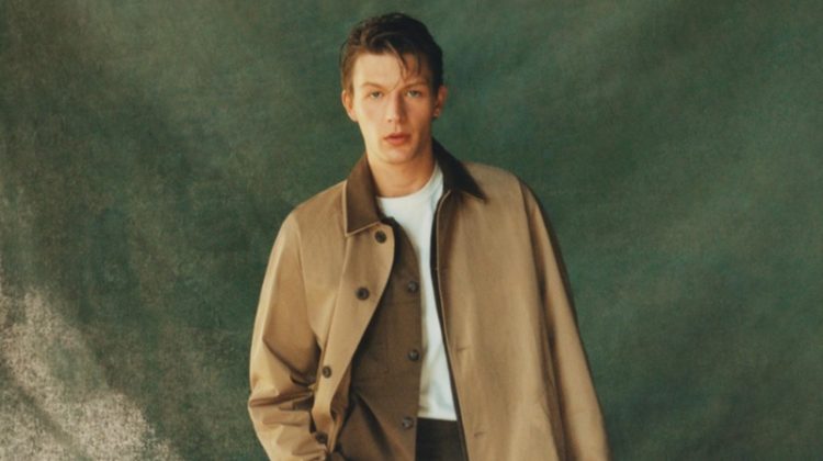 Zara Man Fall 2022 Finnlay Davis Model Topcoat