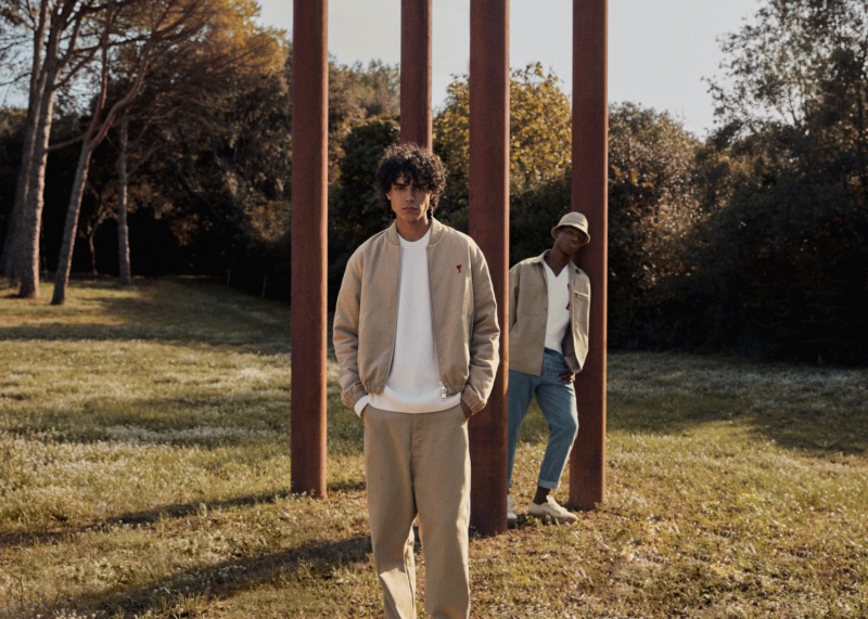 Models Amaury Valero and Gabriel Famokunwa showcase pieces from the new AMI Paris x Mytheresa capsule collection. » AMI Paris x Mytheresa: 7 Pieces to Step Up Your Beige Game Models Amaury Valero and Gabriel Famokunwa showcase pieces from the new AMI Paris x Mytheresa capsule collection.