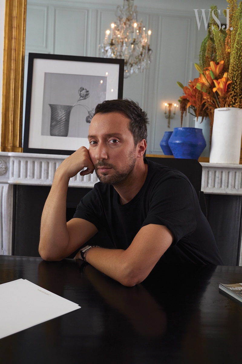 Anthony Vaccarello Saint Laurent Creative Director 2022 WSJ. Magazine Photo