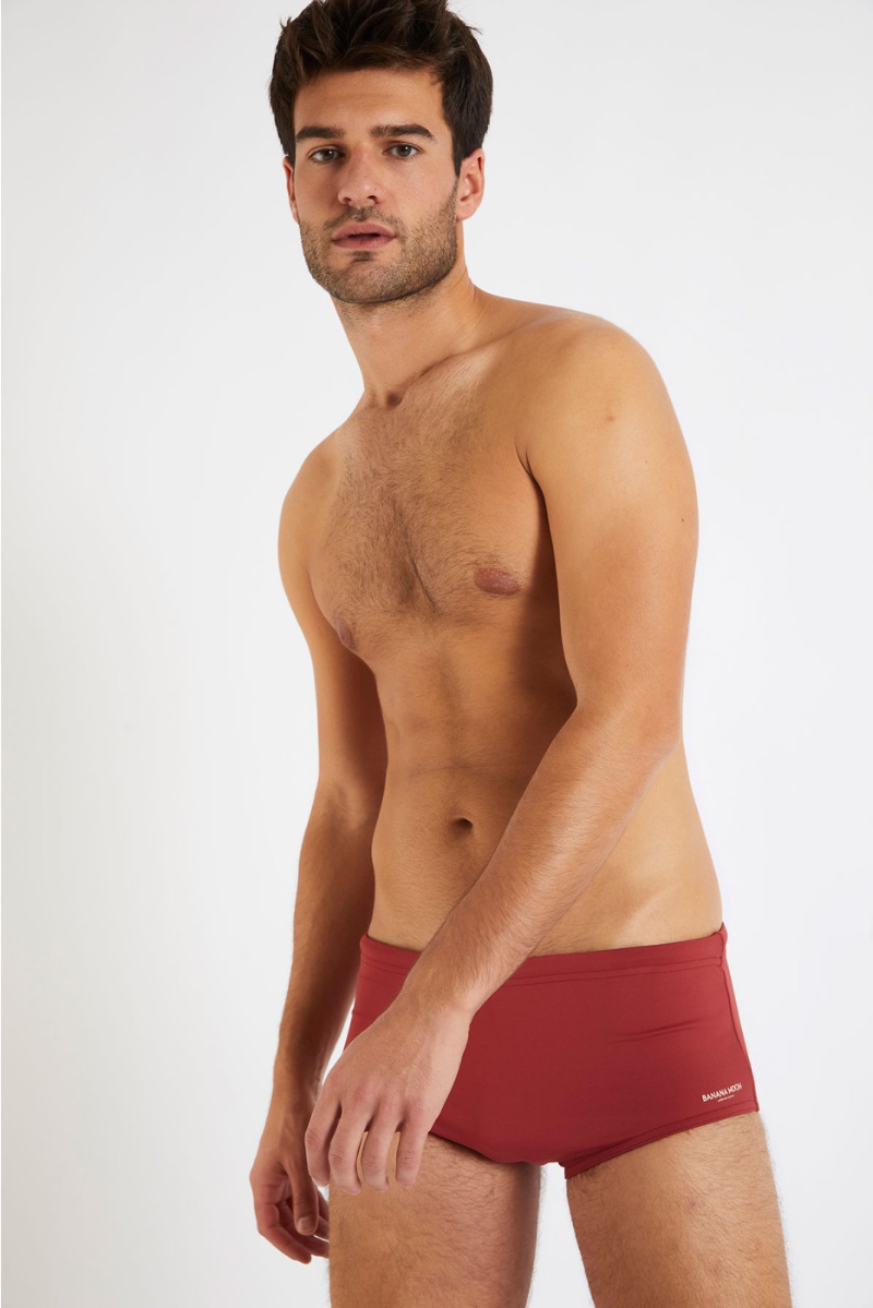 banana moon swimsuit briefs red