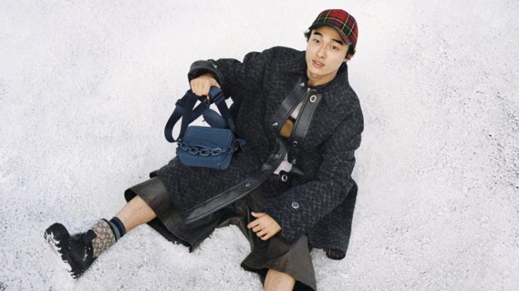 Chan-young Yoon Coach Holiday 2022 Campaign Snow