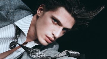 Giorgio Armani Made to Measure Campaign Fall 2022 Edoardo Sebastianelli Model