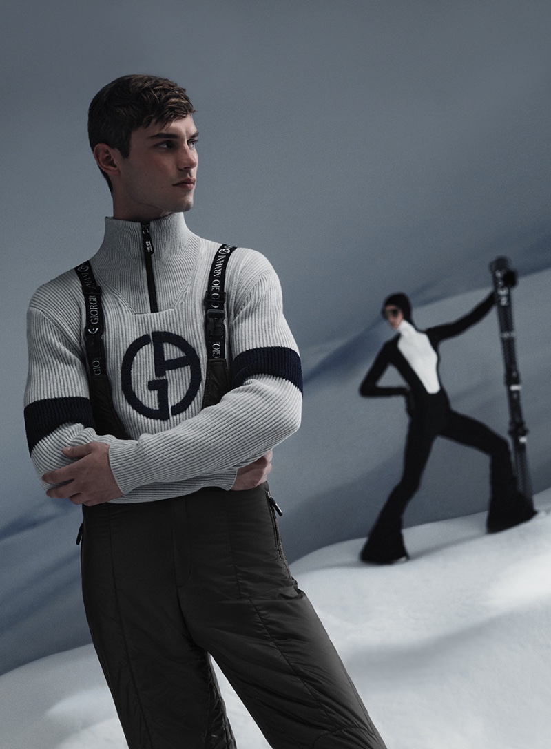 Giorgio Armani Neve unveils its fall-winter 2022-23 collection with Kit Butler. » Kit Butler Returns as the Face of Giorgio Armani Neve Giorgio Armani Neve unveils its fall-winter 2022-23 collection with Kit Butler.