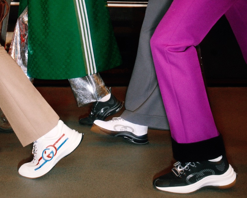 Gucci men's shoes take the spotlight for the brand's Gift campaign.