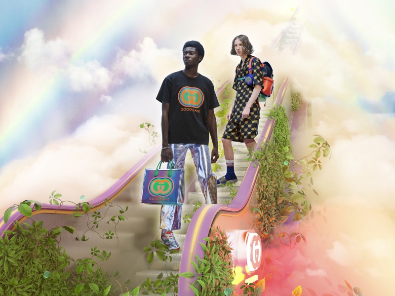 Gucci enlists model Isiah and Lucas B. as the stars of its Good Game campaign.
