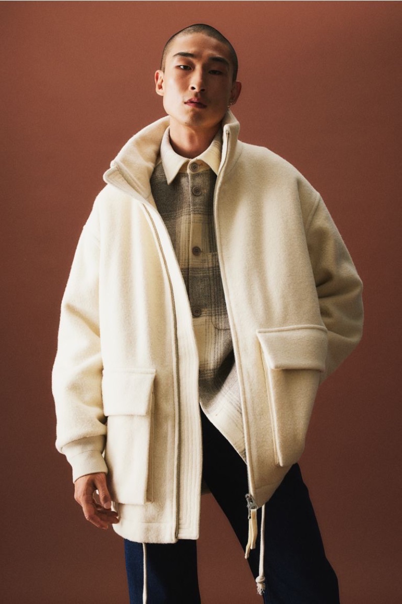 H&M Boxy Wool-blend Jacket