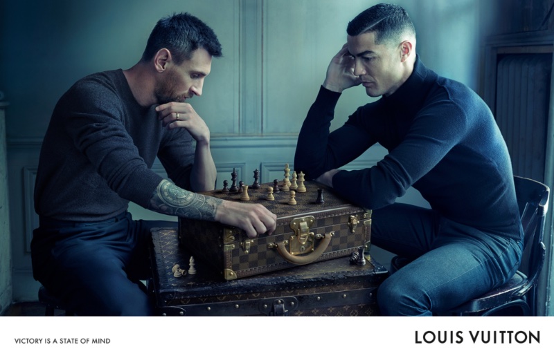 Lionel Messi Cristiano Ronaldo Louis Vuitton Campaign 2022