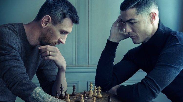 Footballers Lionel Messi and Cristiano Ronaldo front a new Louis Vuitton campaign.
