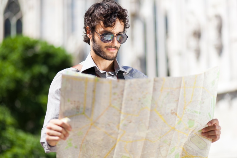 male tourist
