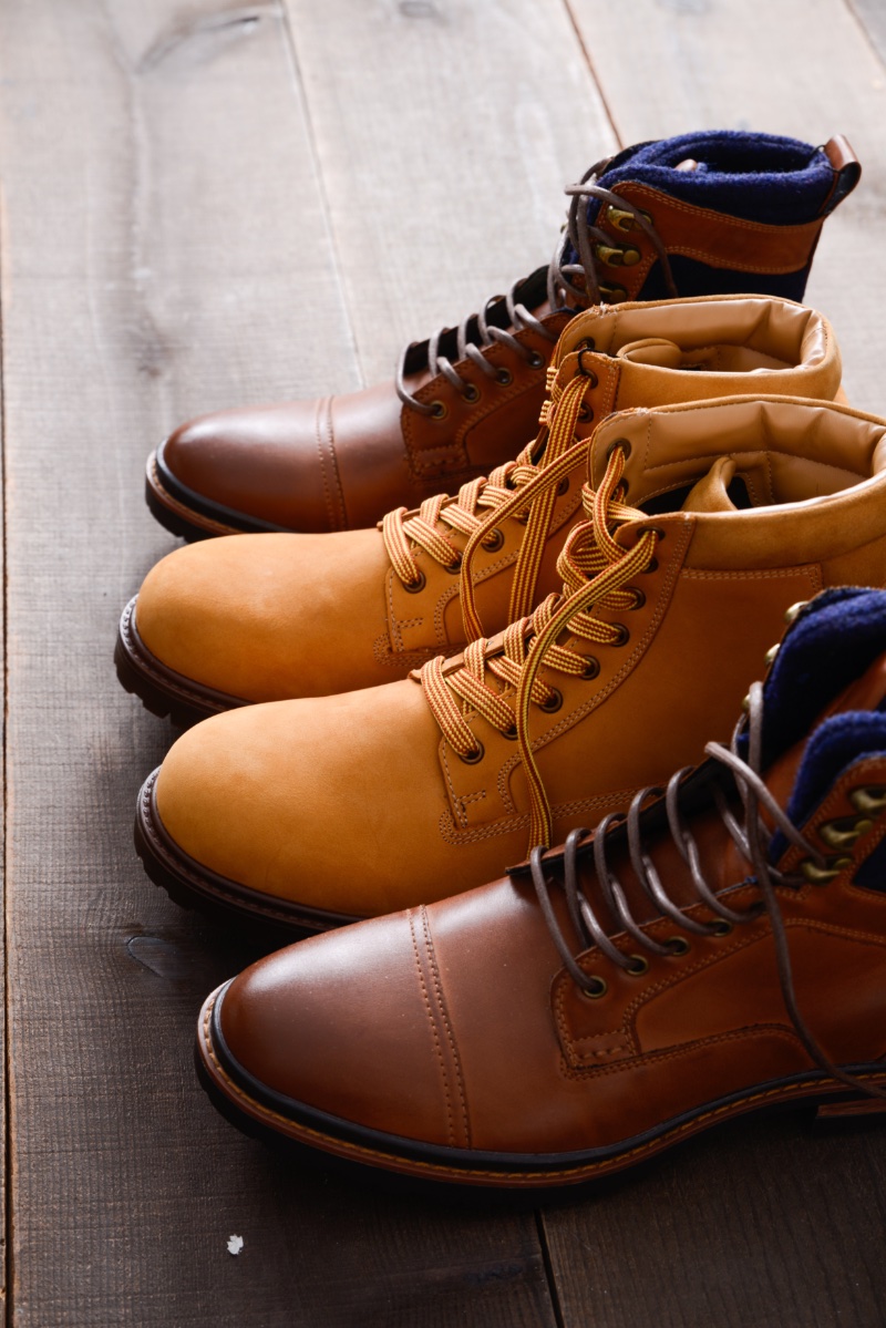 mens boots multiple pairs
