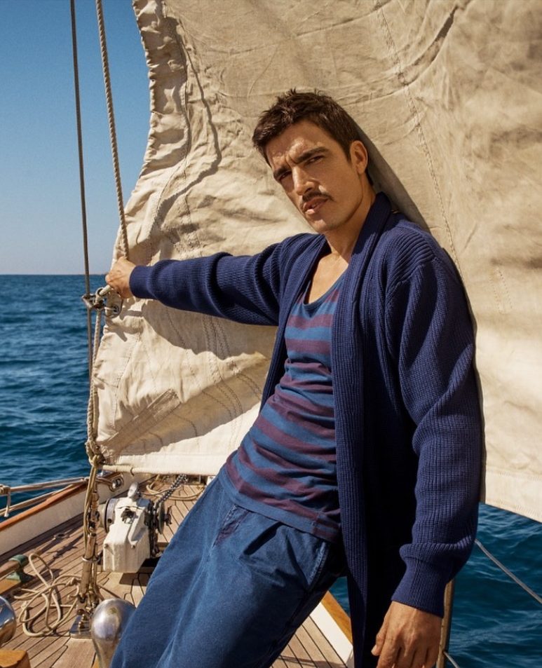 Orlebar Brown brings relaxed nautical style to the season with its cruise collection modeled by Ariel Castro. 
