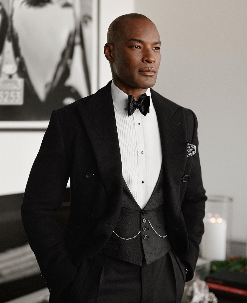 Tyson Beckford returns as the face of Ralph Lauren for its holiday 2022 campaign.