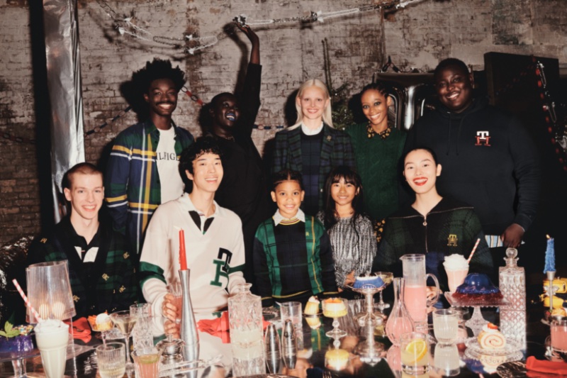 Tommy Hilfiger brings together a diverse cast to celebrate the holidays in style with its Festive campaign.