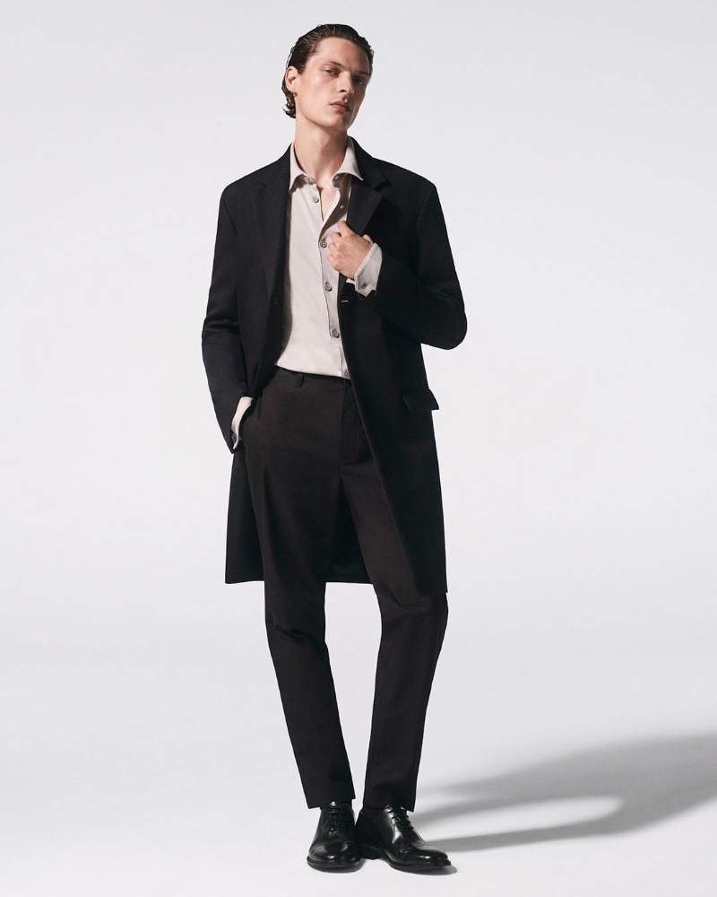 COS Regular-fit Organic-cotton Jersey Shirt, Regular-fit Twill Coat » COS Presents Luxurious Monochrome Looks COS Regular-fit Organic-cotton Jersey Shirt, Regular-fit Twill Coat