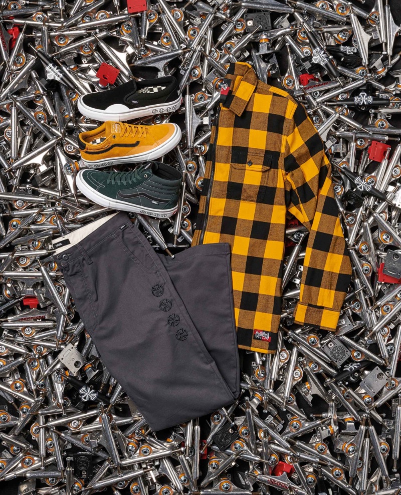 Two titans of the skate industry, Vans and Independent Truck Company came together for a 2018 collaboration. » Skate Brands & Fashion Collaborations Over The Years Two titans of the skate industry, Vans and Independent Truck Company came together for a 2018 collaboration.