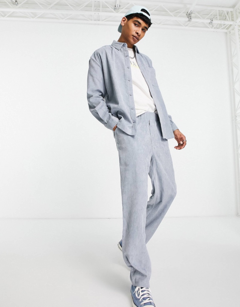 Brunello Cucinelli Sea Island cotton wide wale corduroy Leisure suit  Corduroy  pants men Leisure suit Pants outfit men