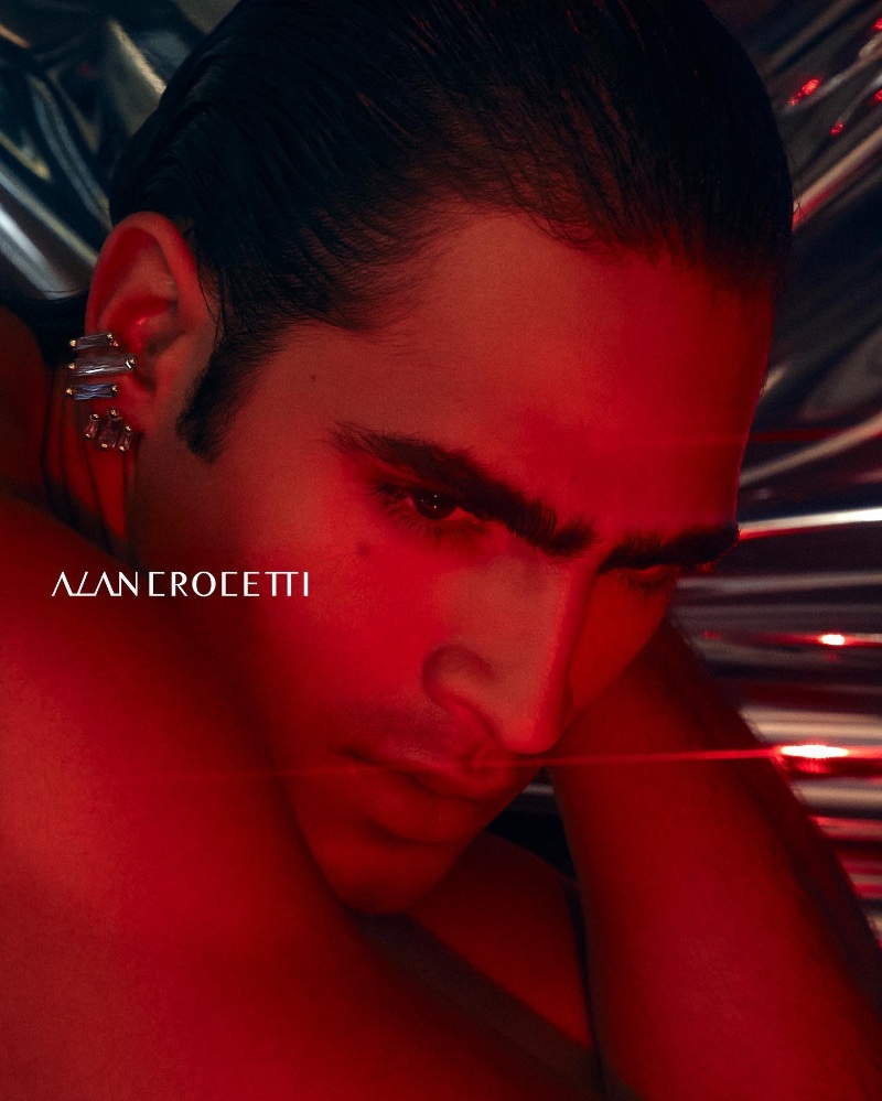 Jhonattan Burjack is the face of Alan Crocetti's new Deep Fantasy jewelry collection.