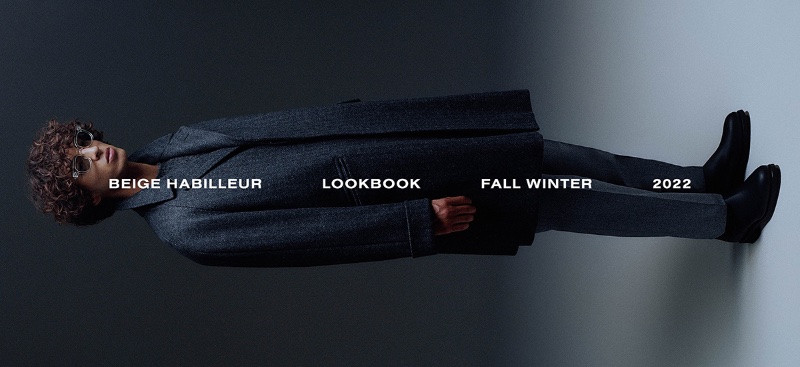 Model Teo Abihdana stars in BEIGE Habilleur's winter 2022 lookbook. » BEIGE Habilleur Shares Its Sharp Winter Wardrobe Model Teo Abihdana stars in BEIGE Habilleur's winter 2022 lookbook.