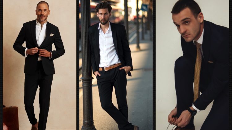 How to Wear a Black Suit with Brown Shoes
