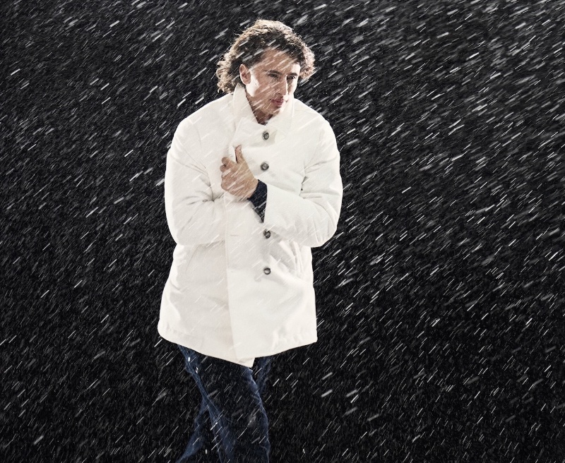 James Turlington Braves the Elements for Brunello Cucinelli