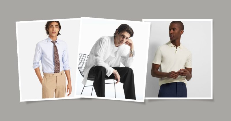 Business casual men featured