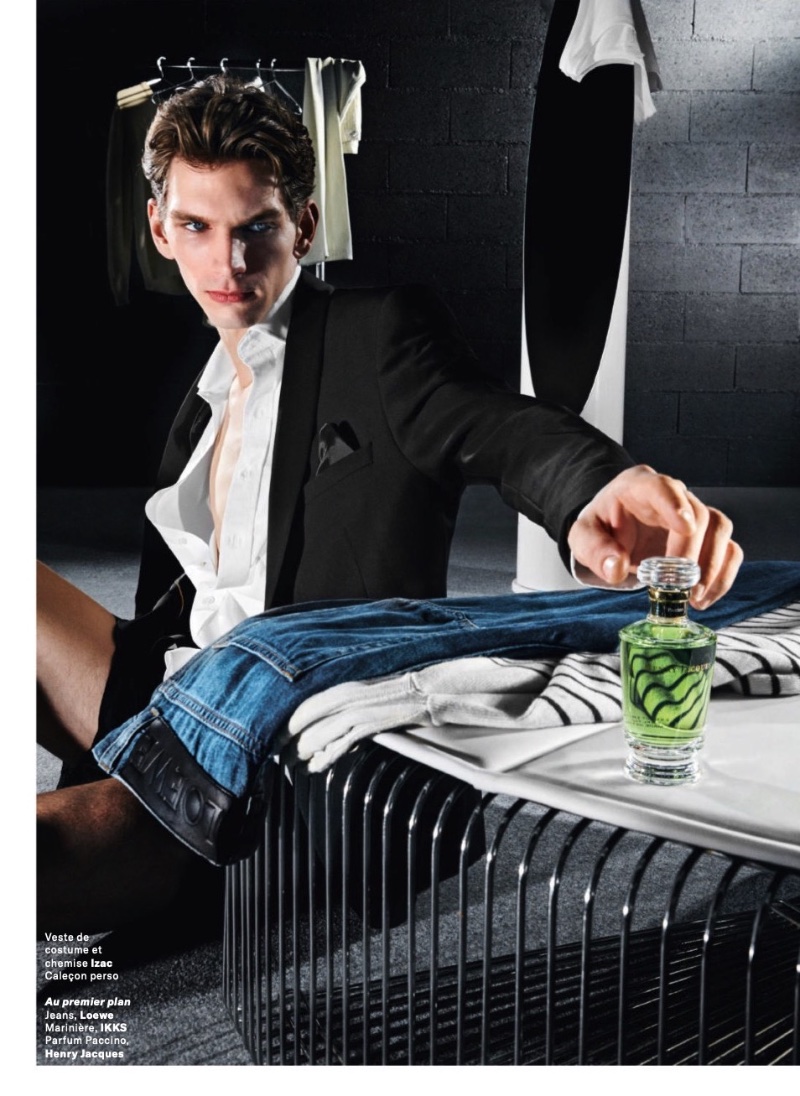 Erik van Gils Prepares for a Night Out with GQ France