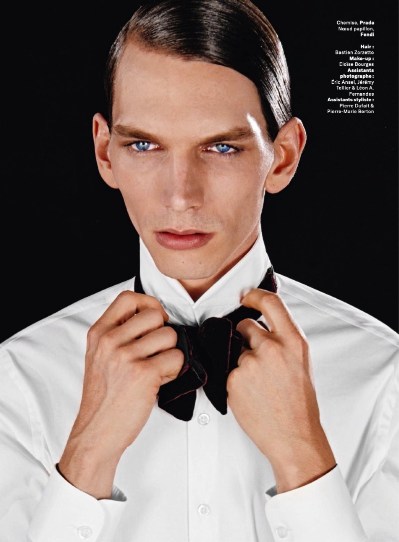 Erik van Gils Prepares for a Night Out with GQ France