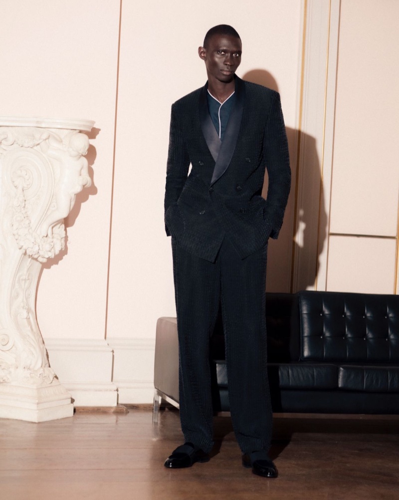 When a formal occasion calls, slip into a tuxedo like this one from Giorgio Armani. » MatchesFashion Elevates Men's Holiday Style with the New Formal When a formal occasion calls, slip into a tuxedo like this one from Giorgio Armani.