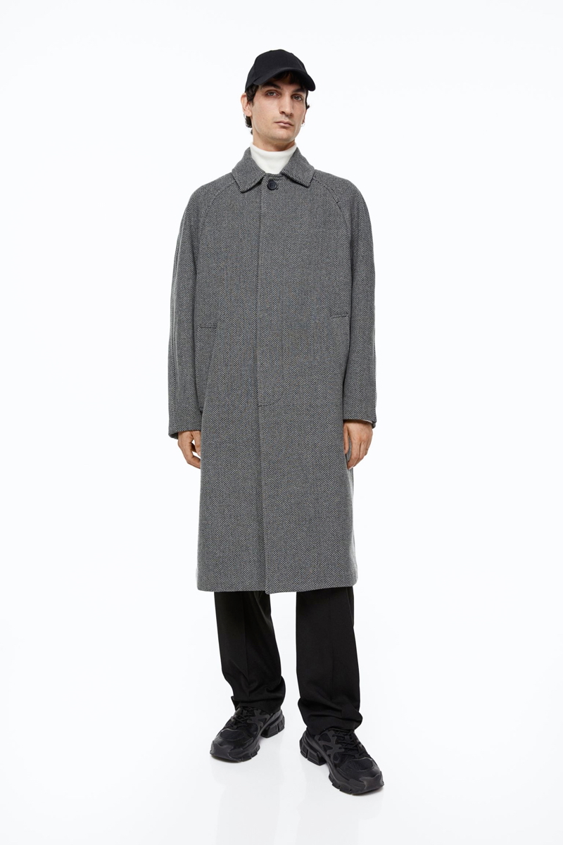 H&M Felted Wool-blend Car Coat » Party Time! Explore H&M's Newest Men's Looks H&M Felted Wool-blend Car Coat