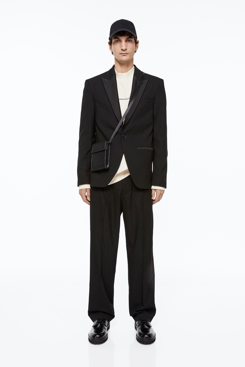 H&M Relaxed-fit Tuxedo Pants » Party Time! Explore H&M's Newest Men's Looks H&M Relaxed-fit Tuxedo Pants