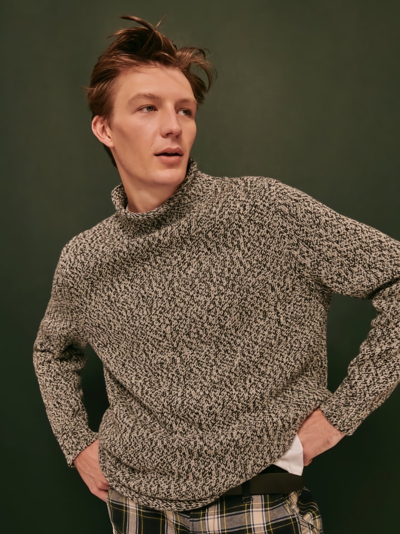 J.Crew Men's Holiday Style 2022 Finnlay Davis Model