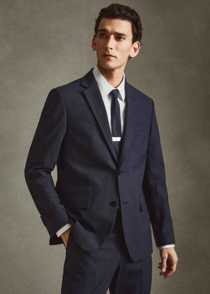 Mango Men's Suits Dress Shirts Fall Winter 2022