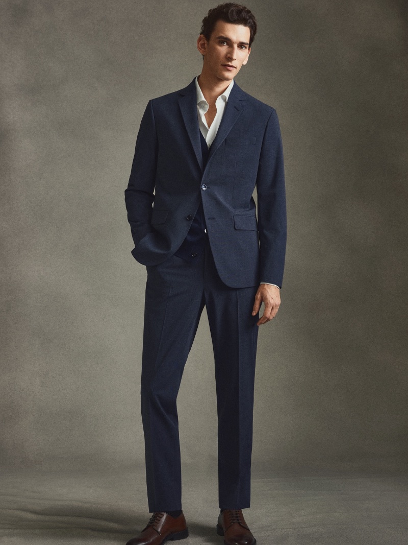 Mango Men's Suits Dress Shirts Fall Winter 2022