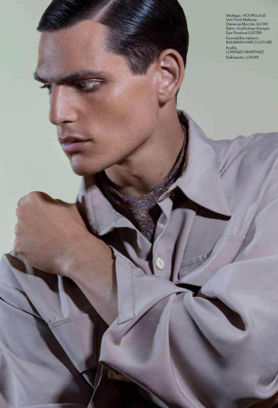 » Pau Ramis Captivates with Male Beauty Looks for L'Officiel Baltics Pau Ramis LOfficiel Baltics 003