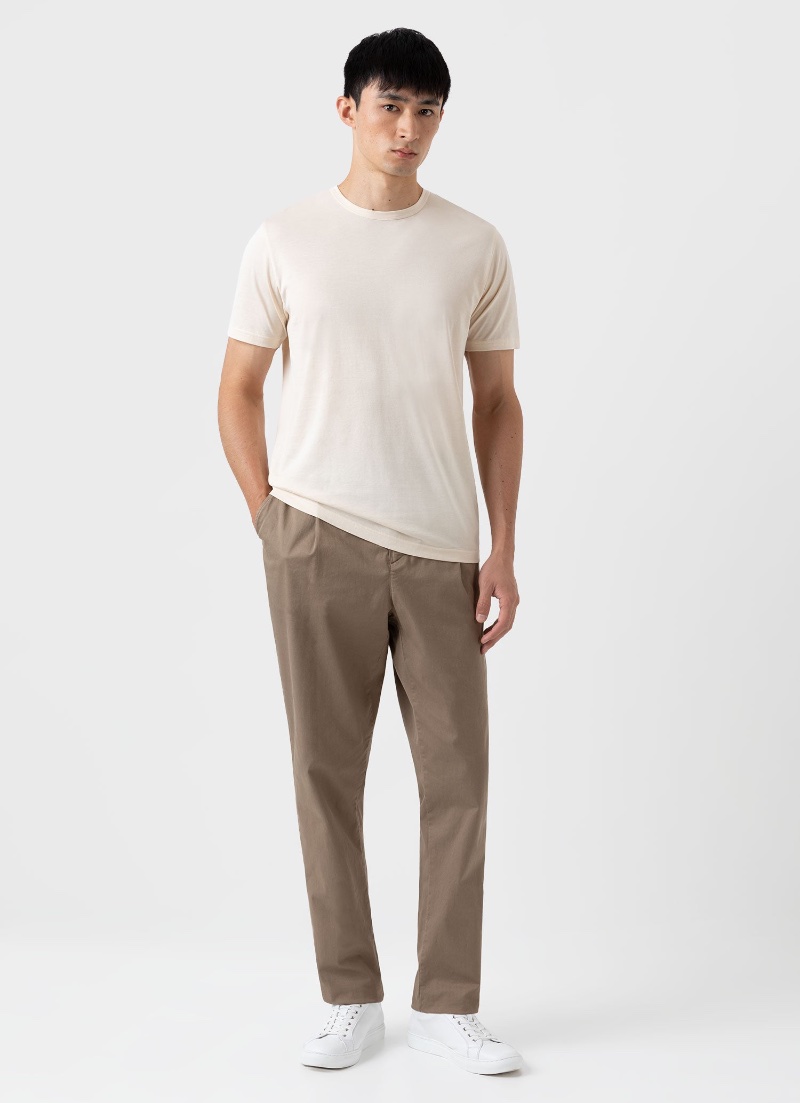 Sunspel Undyed Classic T-shirt Men